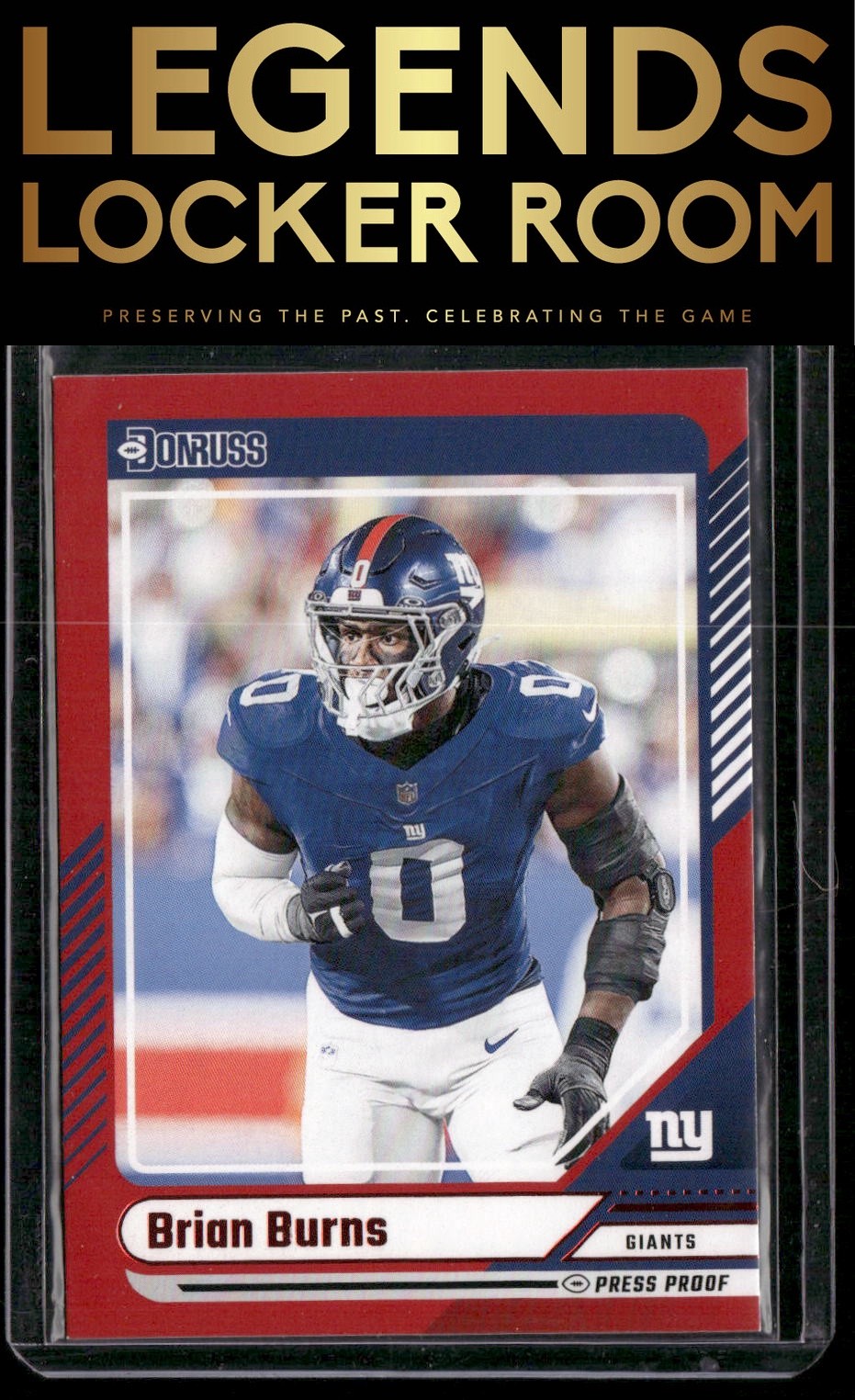 2024 Donruss #14 Brian Burns Press Proof Red