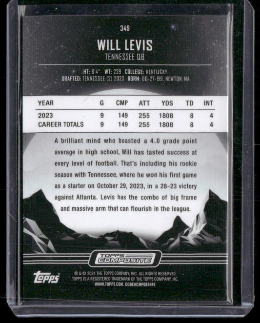 2023 Topps Composite #349 Will Levis