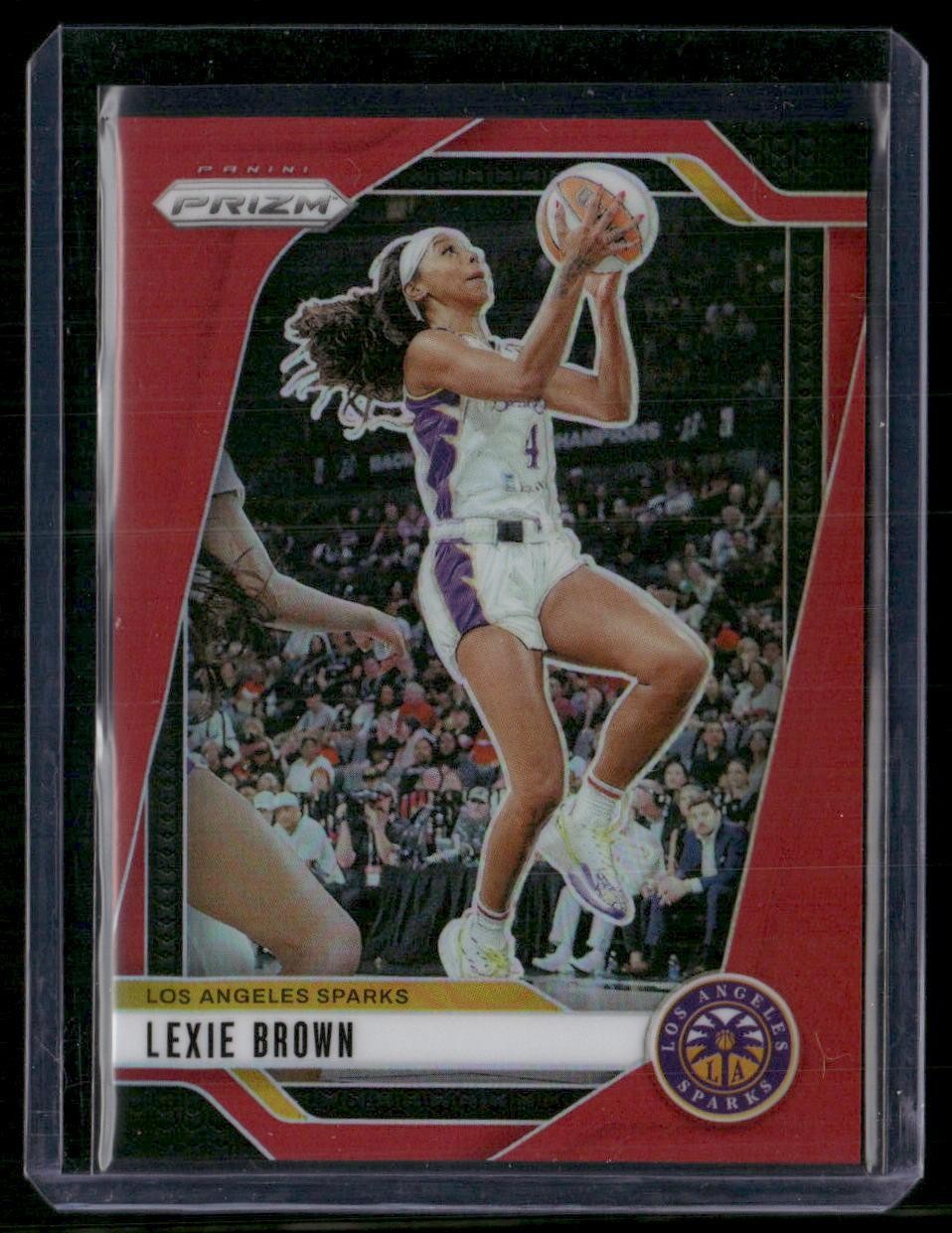2024 Panini Prizm WNBA #110 Lexie Brown Red Prizms #/299
