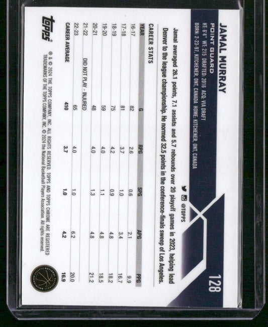 2023-24 Topps Chrome #128 Jamal Murray