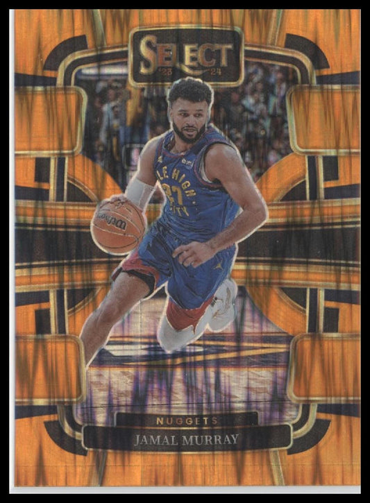 2023-24 Panini Select #35 Jamal Murray Orange Flash Prizms