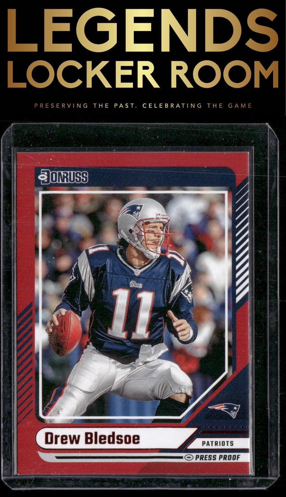 2024 Donruss #225 Drew Bledsoe Press Proof Red