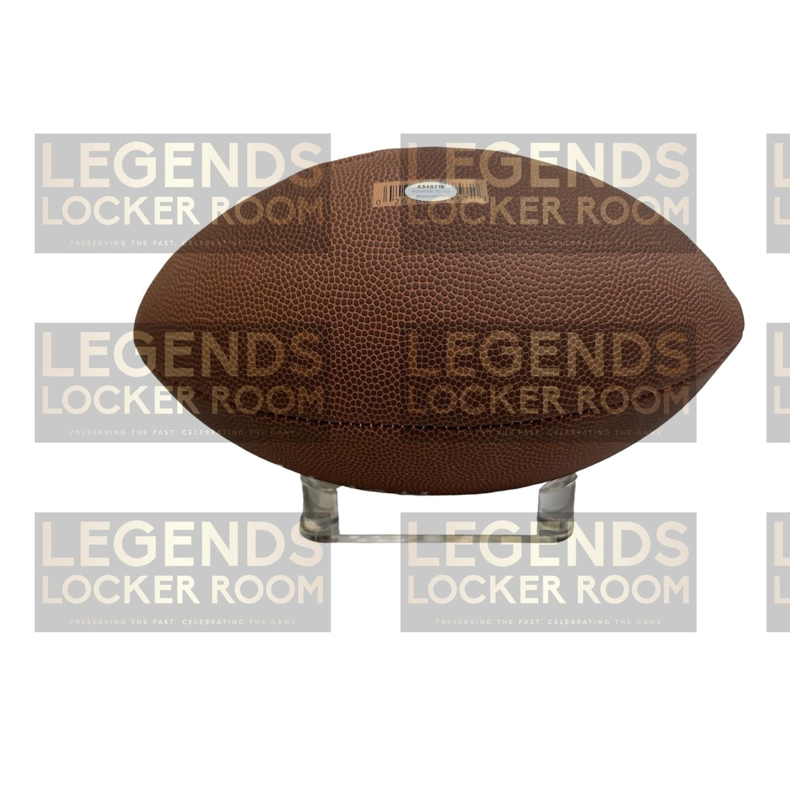Larry Little Signed Football - Inscribed "HOF 93" - Certificate of Authenticity 