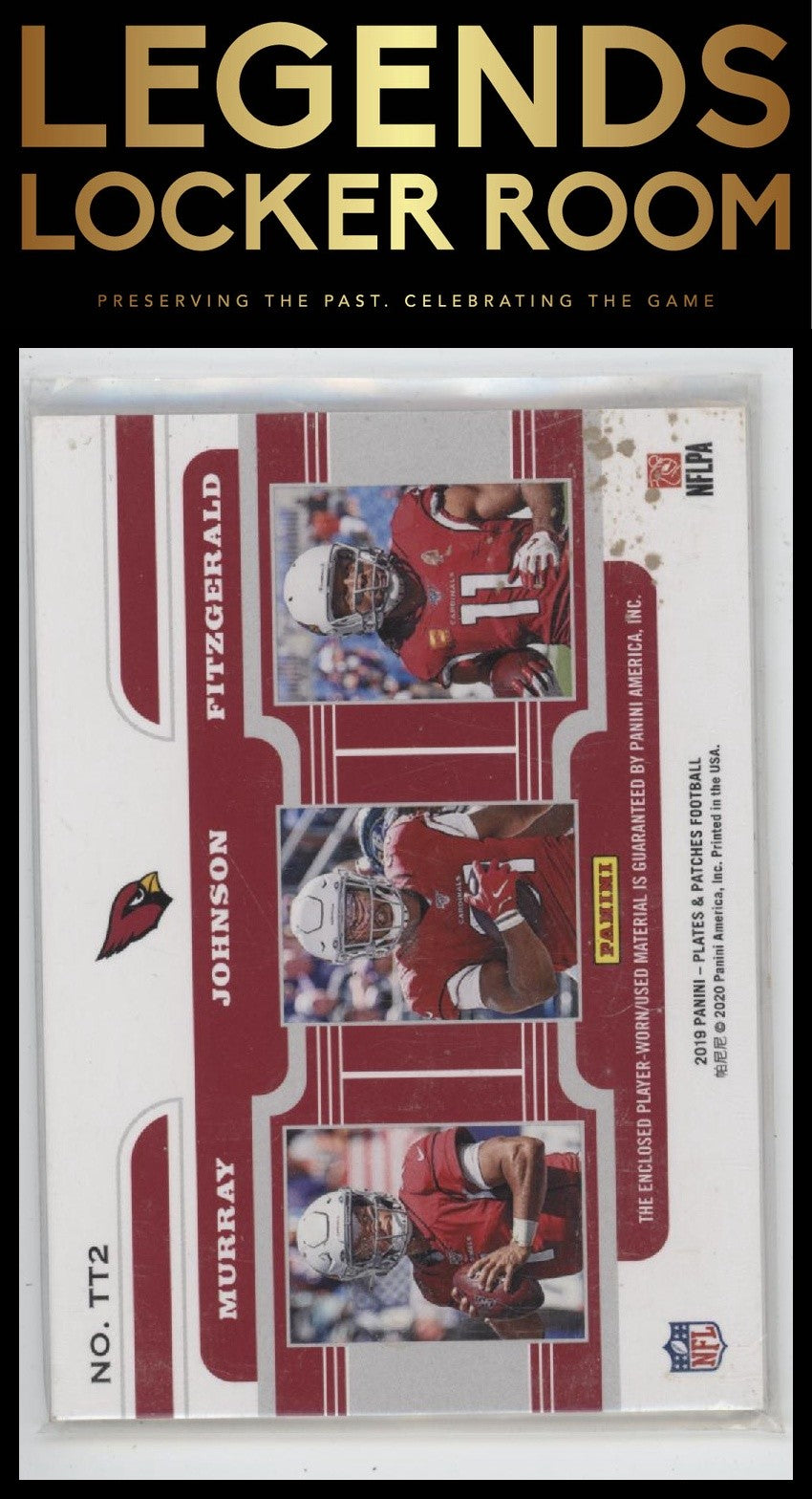 2019 Plates and Patches #TT2 Murray/Johnson/Fitzgerald Talented Trio /75