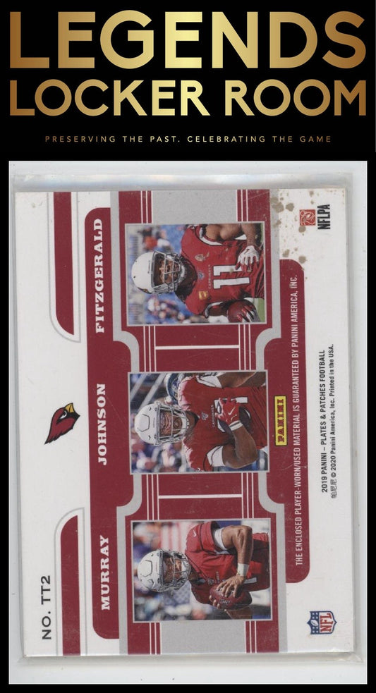 2019 Plates and Patches #TT2 Murray/Johnson/Fitzgerald Talented Trio /75