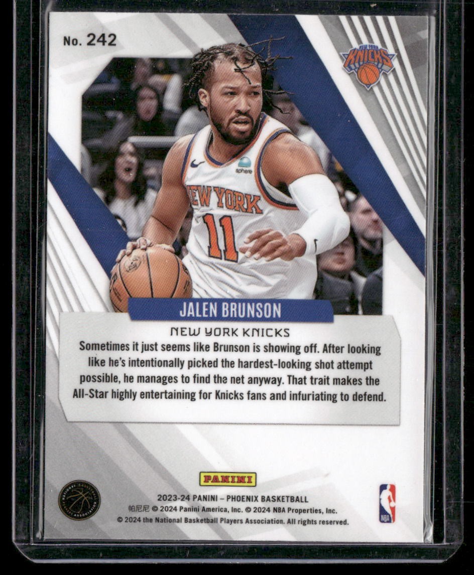 2023-24 Panini Phoenix #242 Jalen Brunson