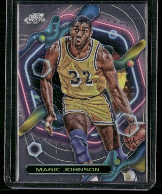 2023-24 Topps Chrome Cosmic #57 Magic Johnson