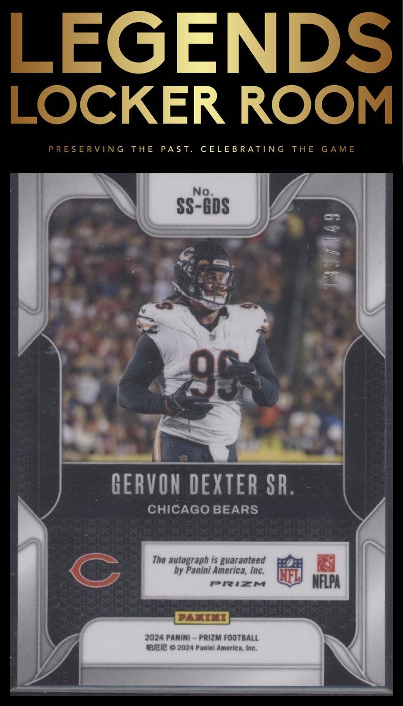 2024 Panini Prizm #SS-GDS Gervon Dexter Sr. Sensational Signatures #/149