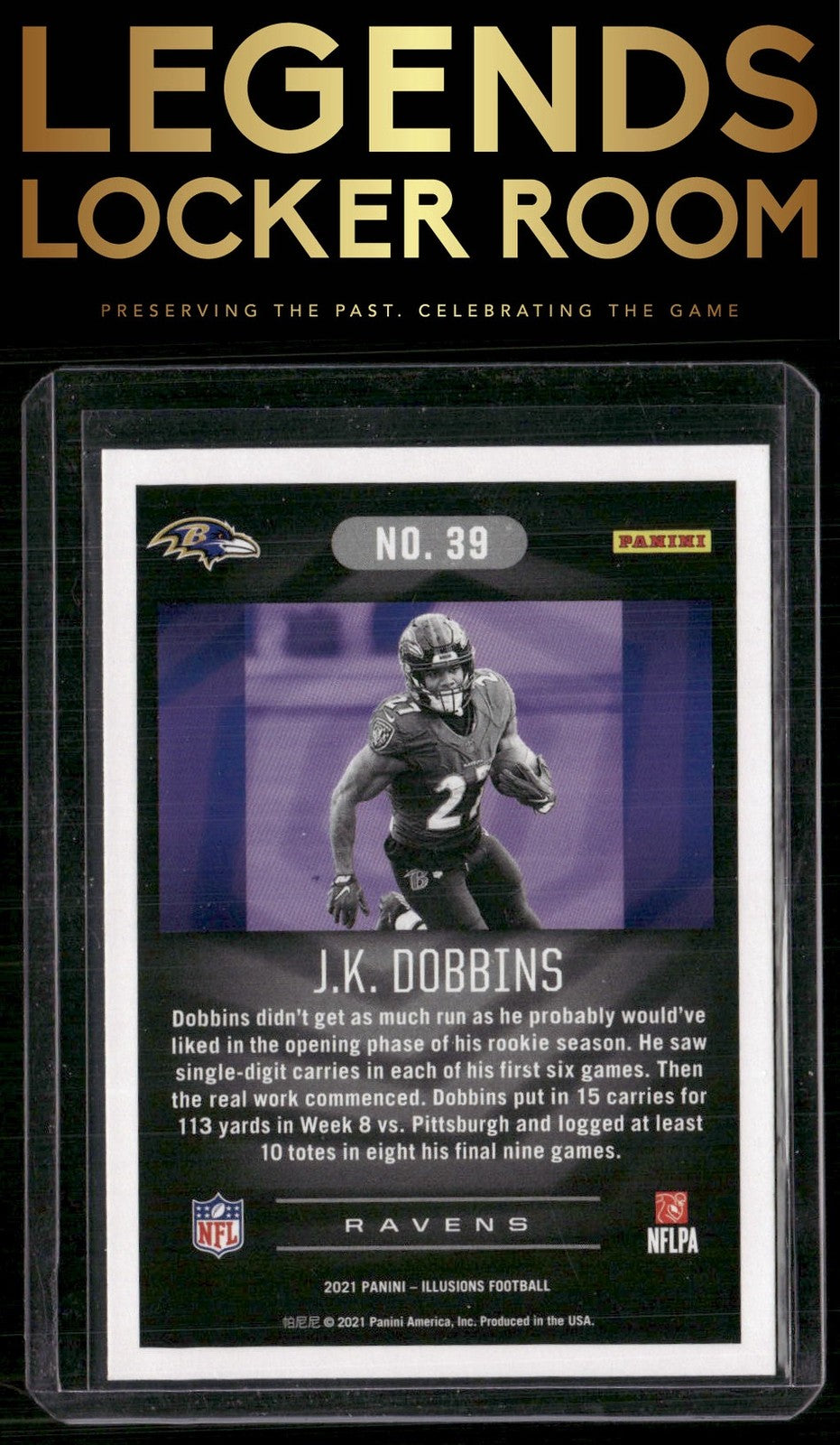 2021 Panini Illusions #39 J.K. Dobbins Retail