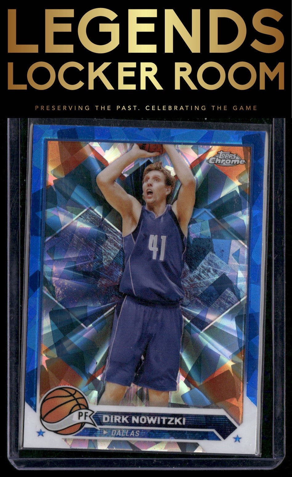 2023-24 Topps Chrome Sapphire Edition #98 Dirk Nowitzki