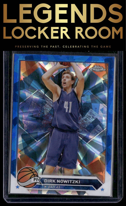 2023-24 Topps Chrome Sapphire Edition #98 Dirk Nowitzki