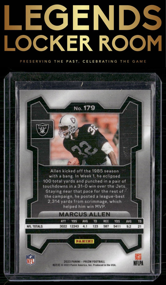 2023 Panini Prizm #179 Marcus Allen