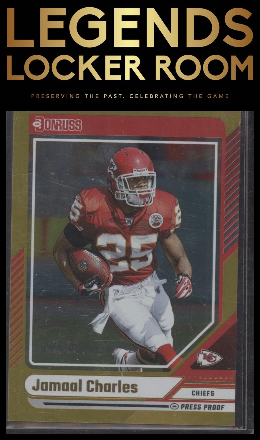 2024 Donruss #197 Jamaal Charles Press Proof Gold #/50