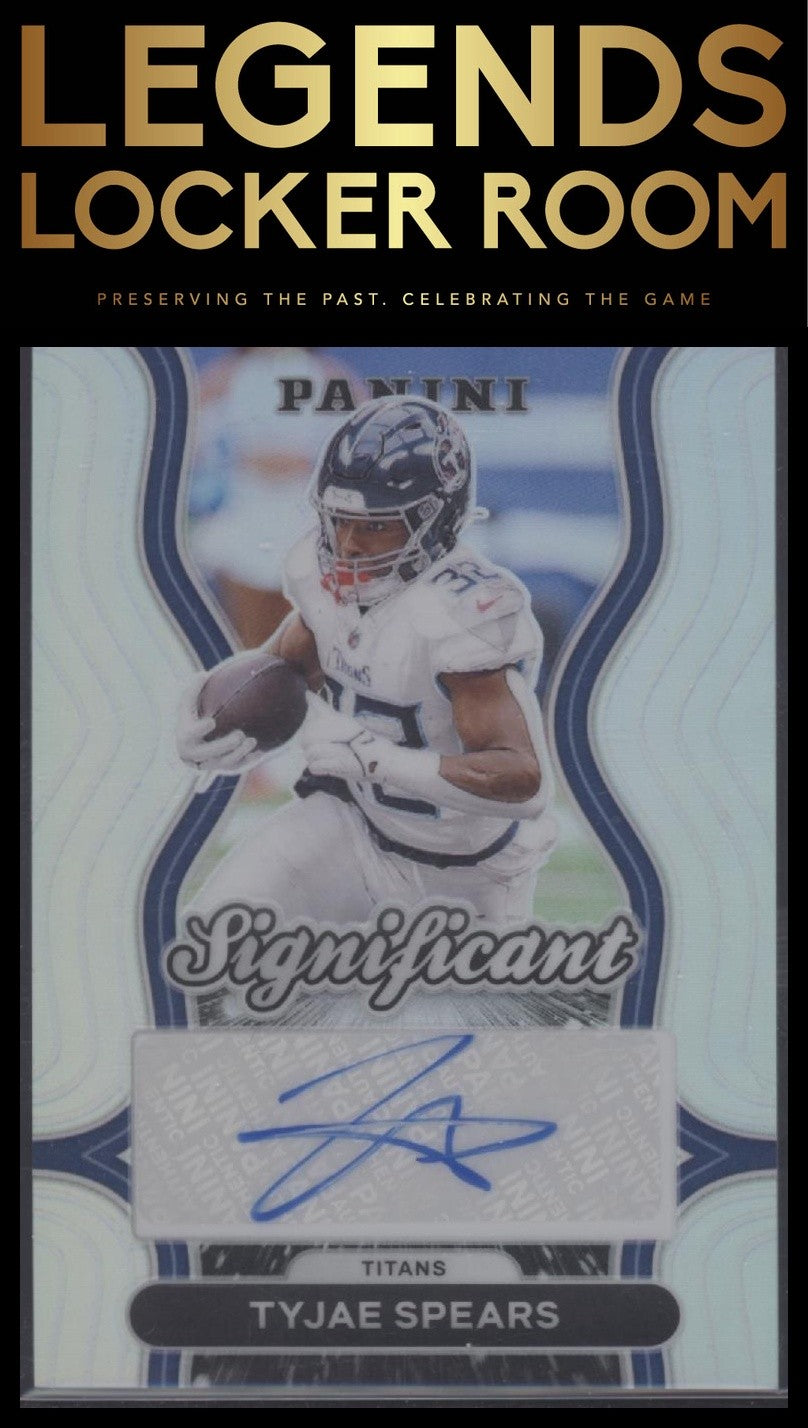 2024 Panini Prizm #SS-TSS Tyjae Spears Significant Signatures Silver Prizm