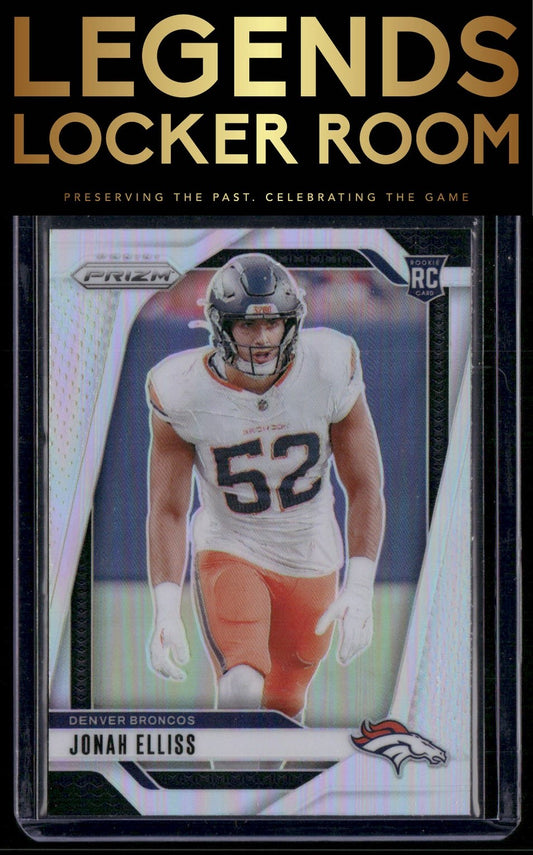 2024 Panini Prizm #356 Jonah Elliss Silver