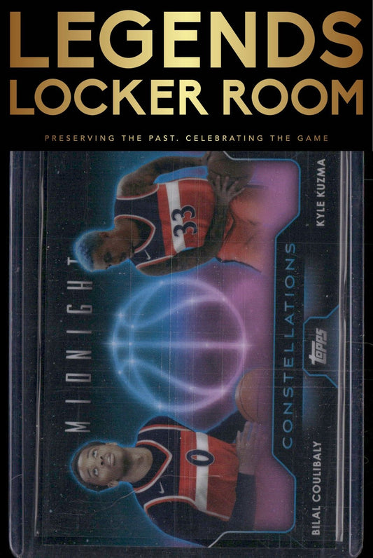 2023-24 Topps Midnight #C-23 Bilal Coulibaly / Kyle Kuzma Constellations