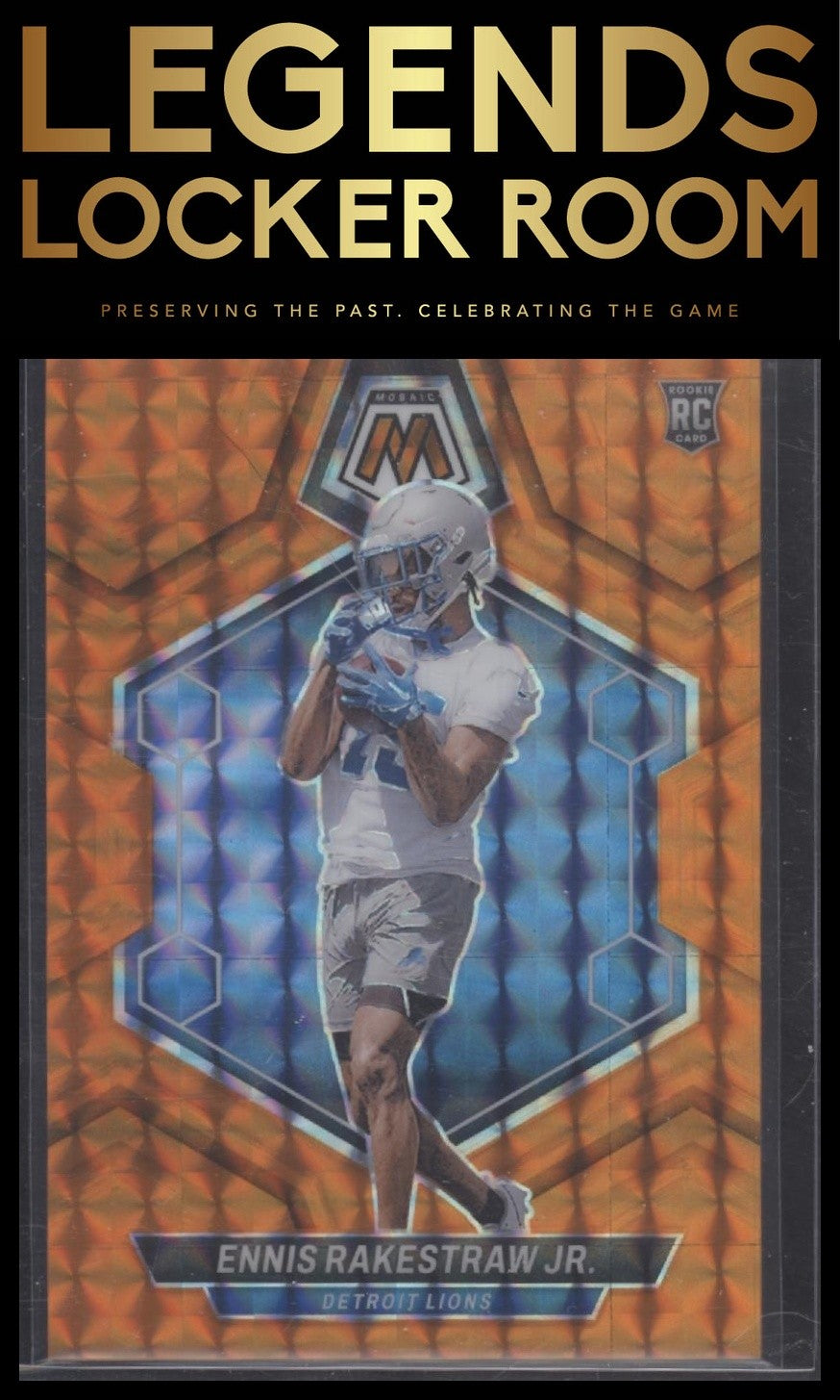 2024 Panini Mosaic #357 Ennis Rakestraw Jr. Mosaic Orange #/199