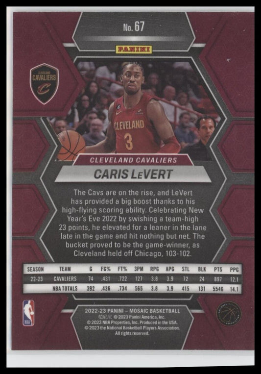 2022-23 Panini Mosaic #67 Caris LeVert