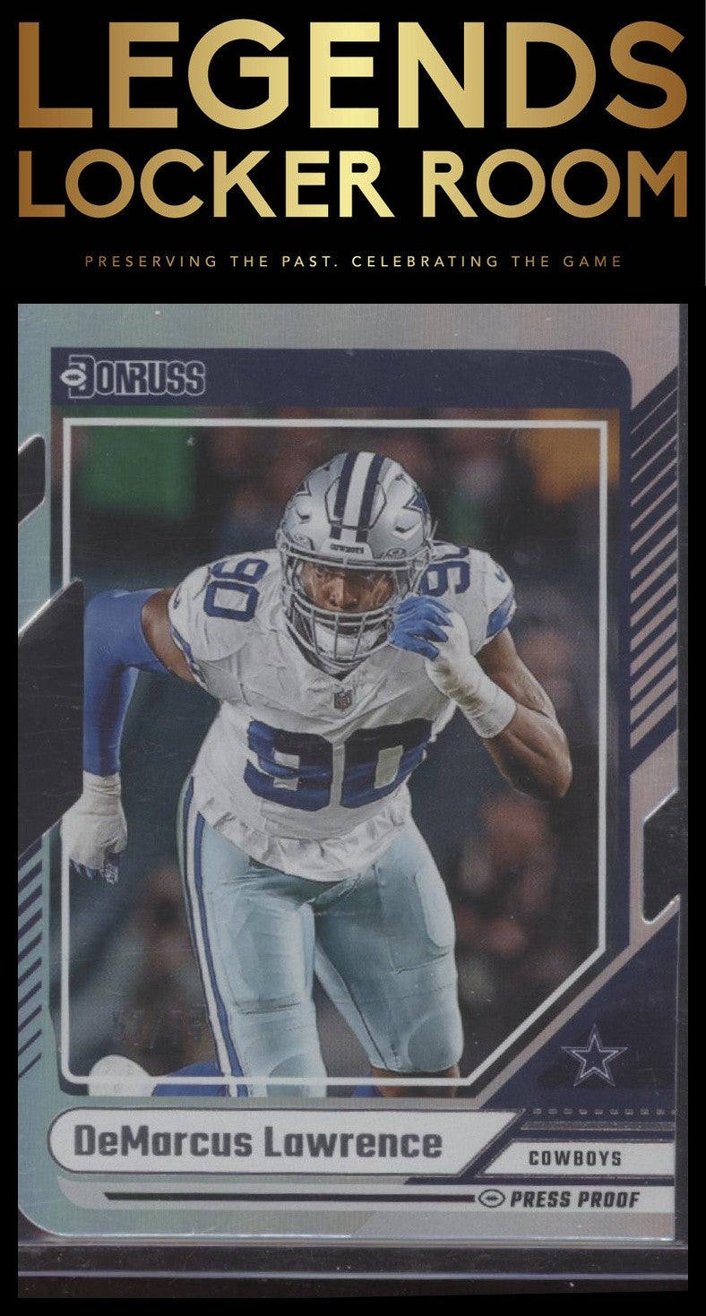 2024 Donruss #66 DeMarcus Lawrence Press Proof Silver Die-Cut #/75