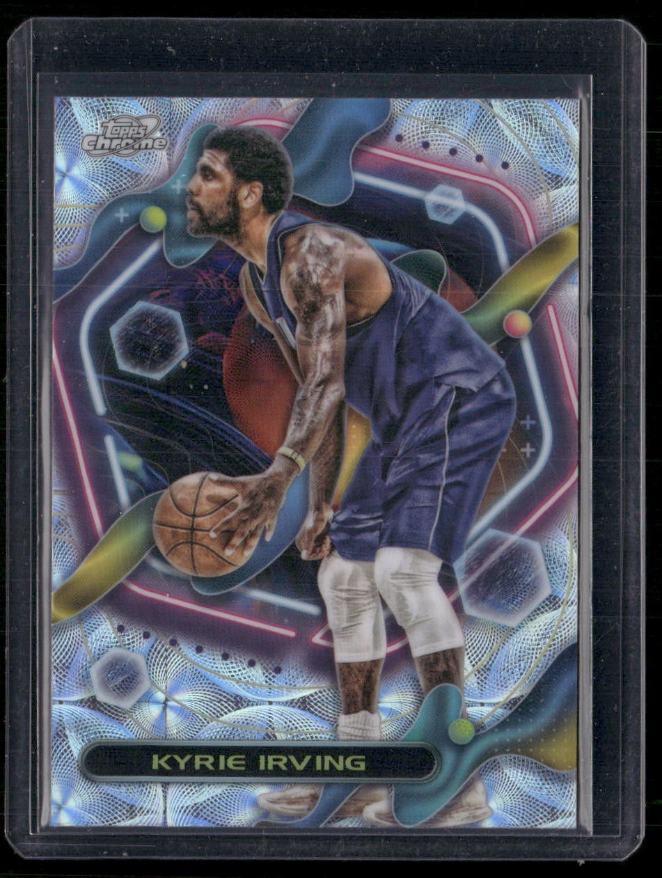 2023-24 Topps Chrome Cosmic #30 Kyrie Irving Nucleus Refractors