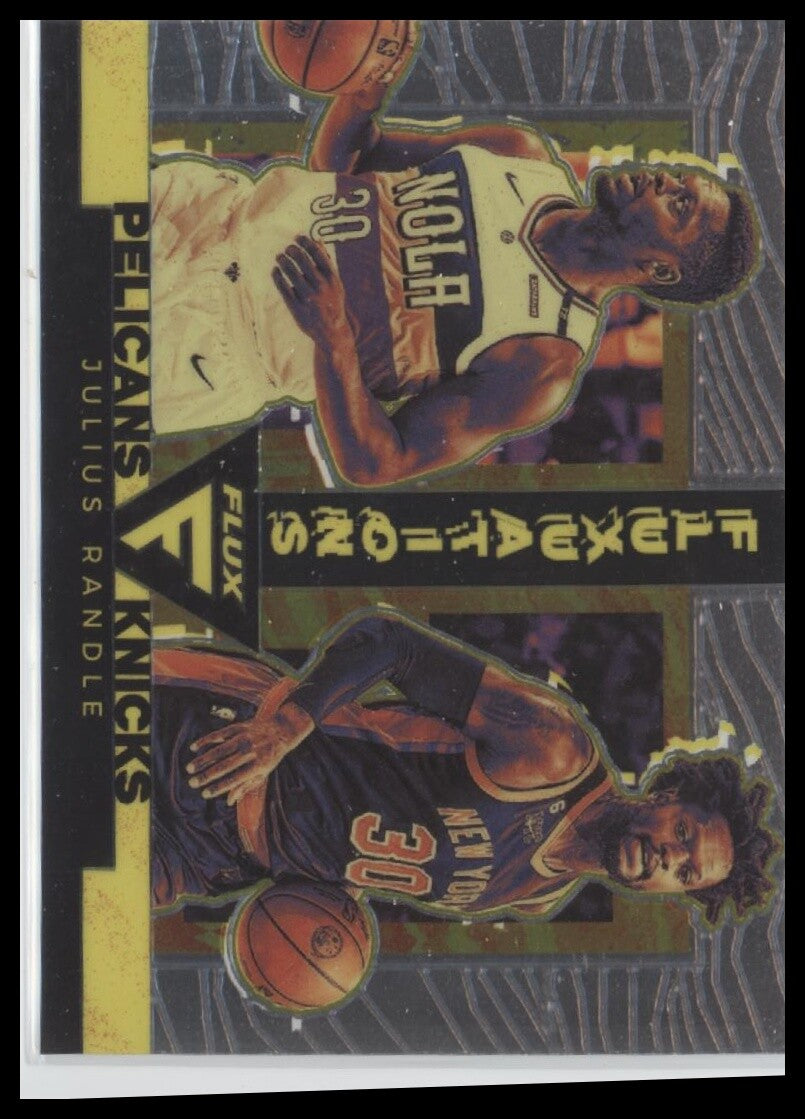 2022-23 Panini Flux #19 Julius Randle Fluxuations Silver