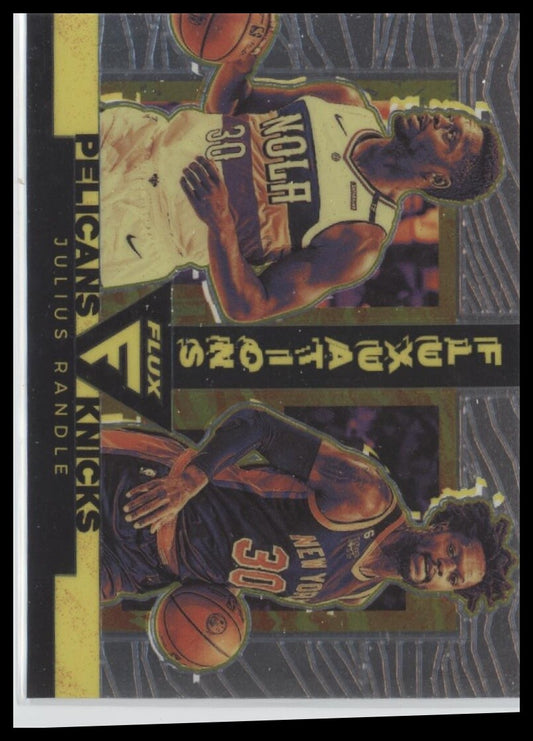 2022-23 Panini Flux #19 Julius Randle Fluxuations Silver