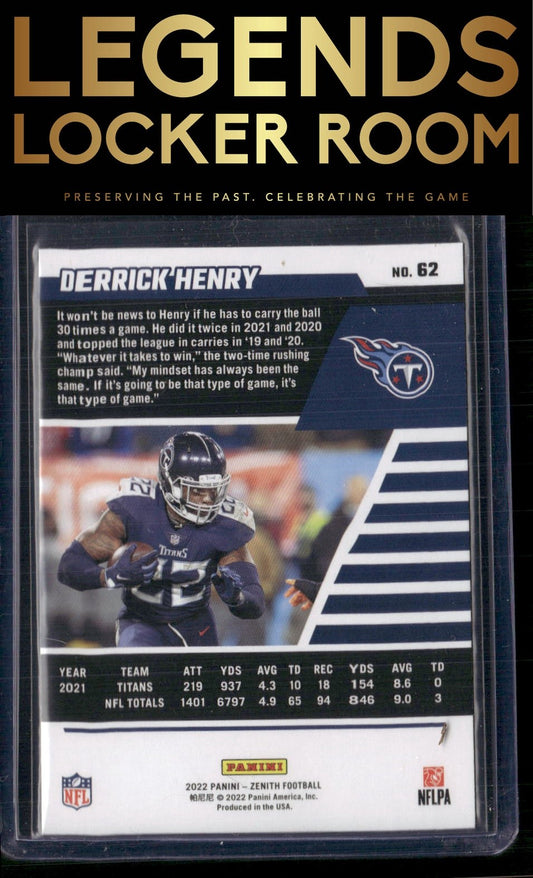 2022 Zenith #62 Derrick Henry Retail