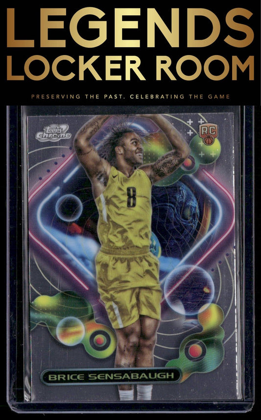 2023-24 Topps Chrome Cosmic #175 Brice Sensabaugh