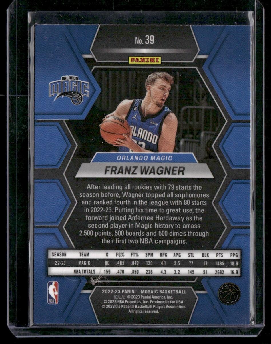 2022-23 Panini Mosaic #39 Franz Wagner