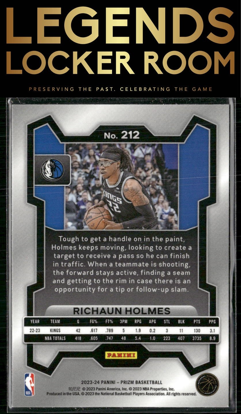 2023-24 Panini Prizm #212 Richaun Holmes