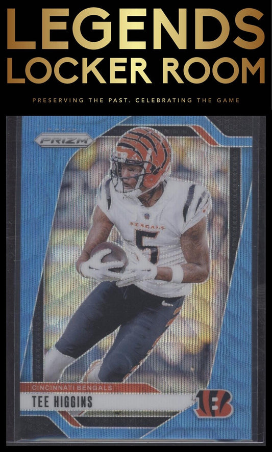 2024 Panini Prizm #58 Tee Higgins Blue Wave #/230