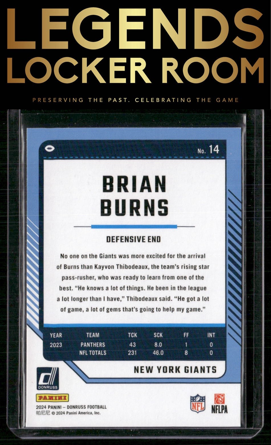 2024 Donruss #14 Brian Burns