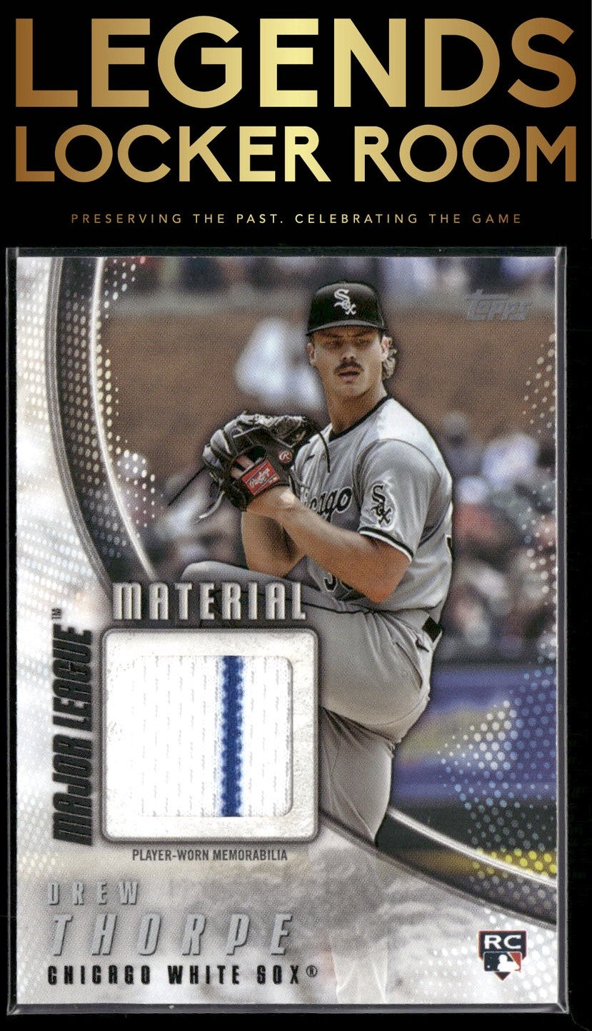 2025 Topps #MLM2-DT Drew Thorpe Major League Material Relics (Series Two)