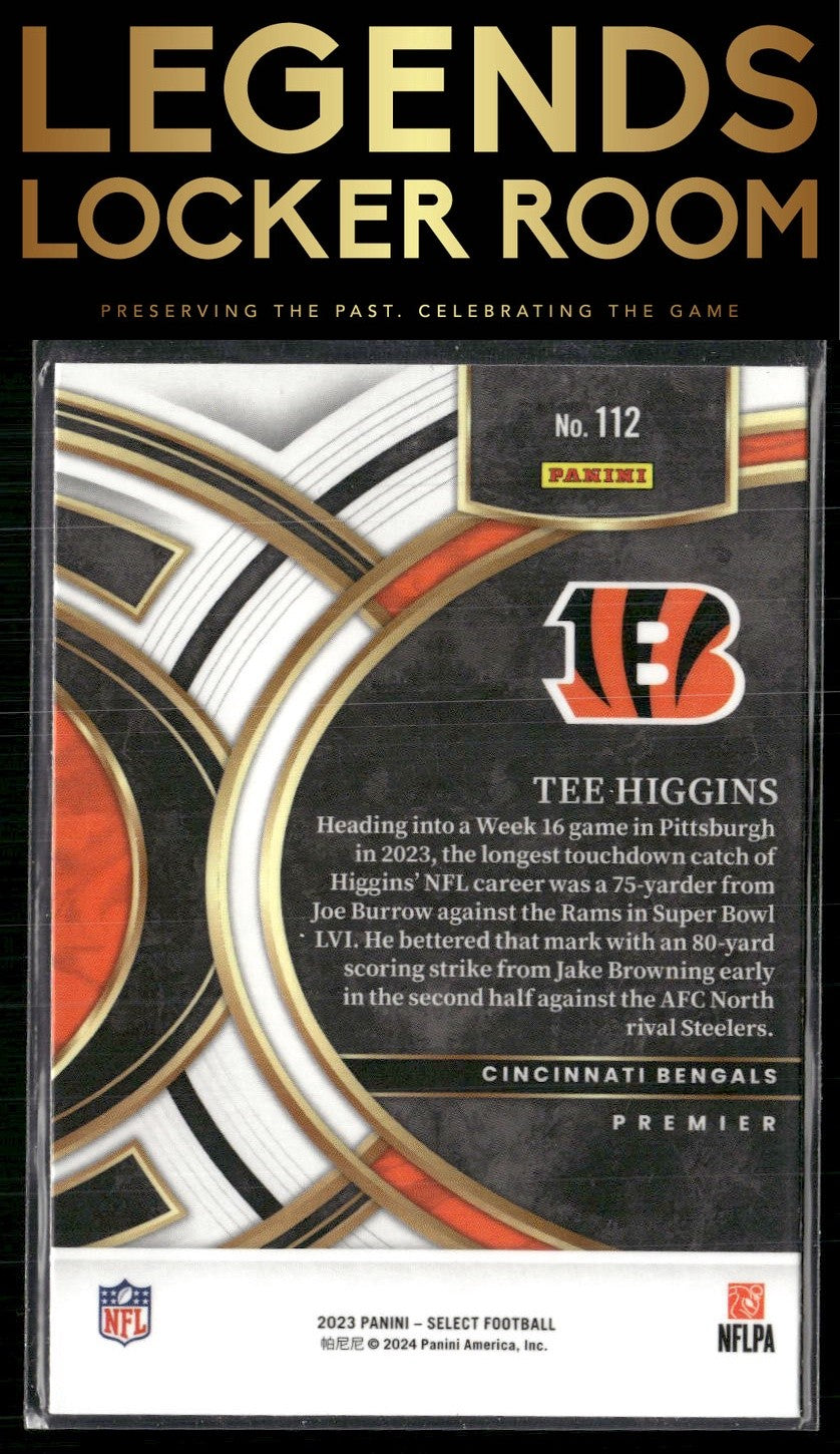 2023 Panini Select #112 Tee Higgins