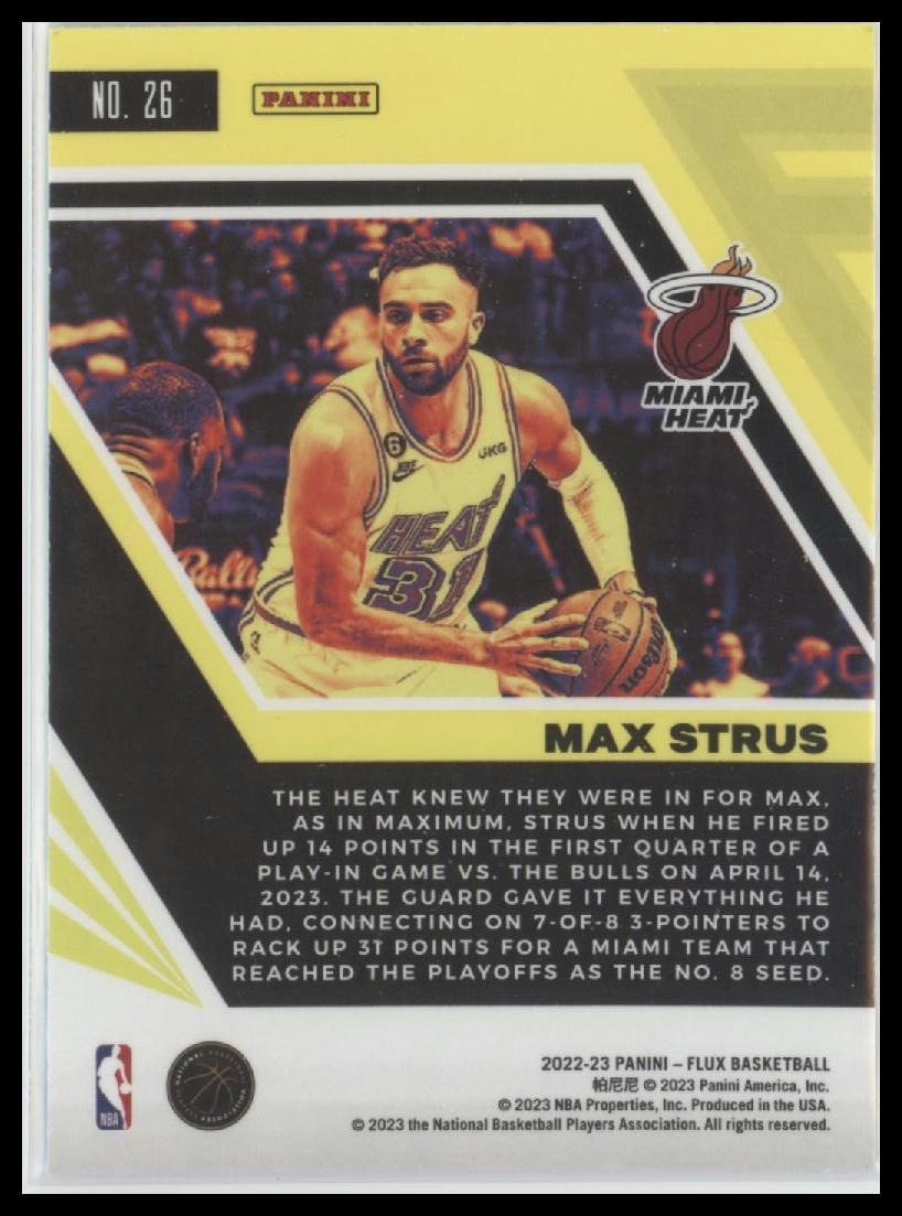 2022-23 Panini Flux #26 Max Strus