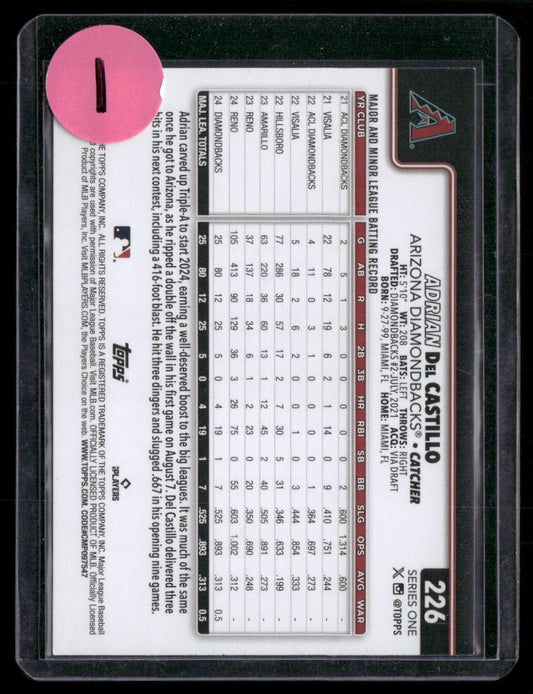 2025 Topps #226 Adrian Del Castillo Spring Training