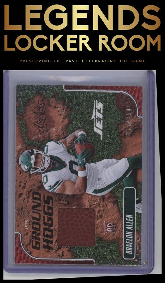 2024 Panini Absolute #GHM-BAN Braelon Allen Ground Hoggs Materials #/250