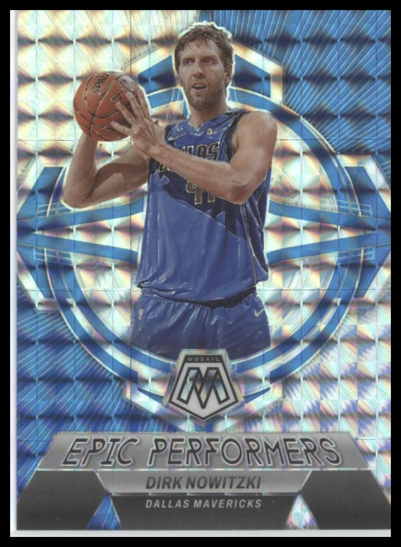2022-23 Panini Mosaic #12 Dirk Nowitzki Epic Performers Mosaic