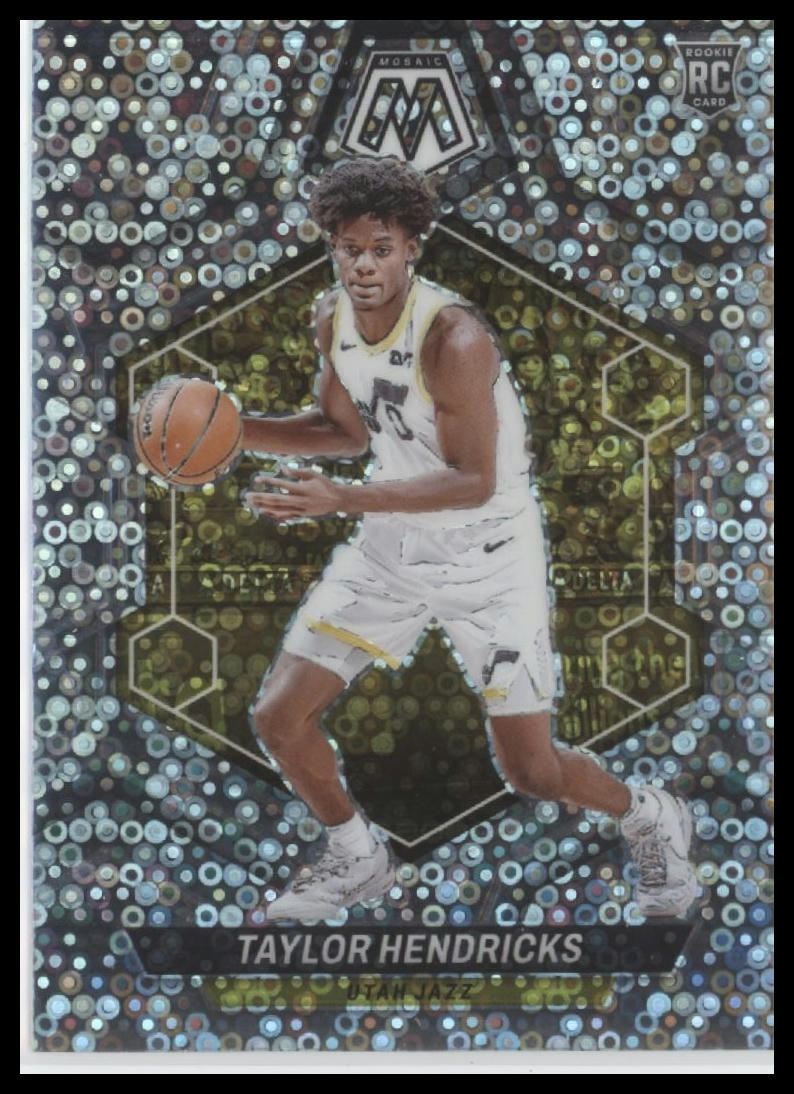 2023-24 Panini Mosaic #221 Taylor Hendricks Silver Disco