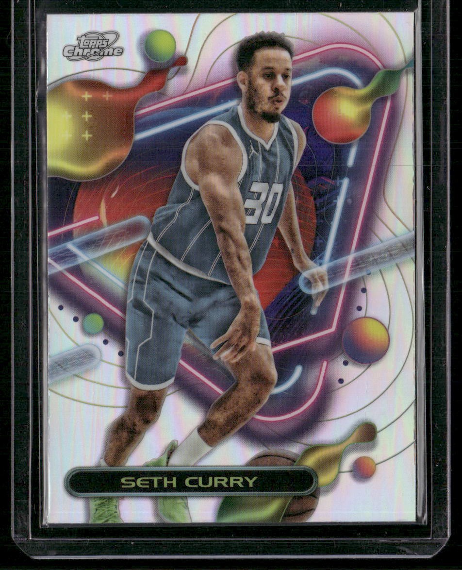 2023-24 Topps Chrome Cosmic #34 Seth Curry Refractors