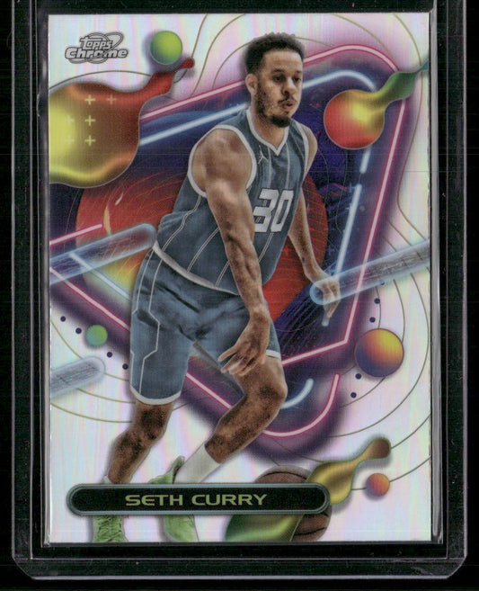 2023-24 Topps Chrome Cosmic #34 Seth Curry Refractors