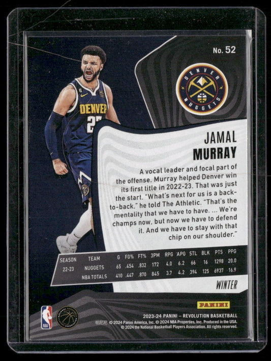 2023-24 Panini Revolution #52 Jamal Murray Winter