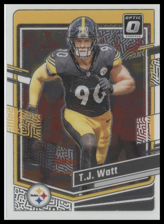 2023 Donruss Optic #166 T.J. Watt