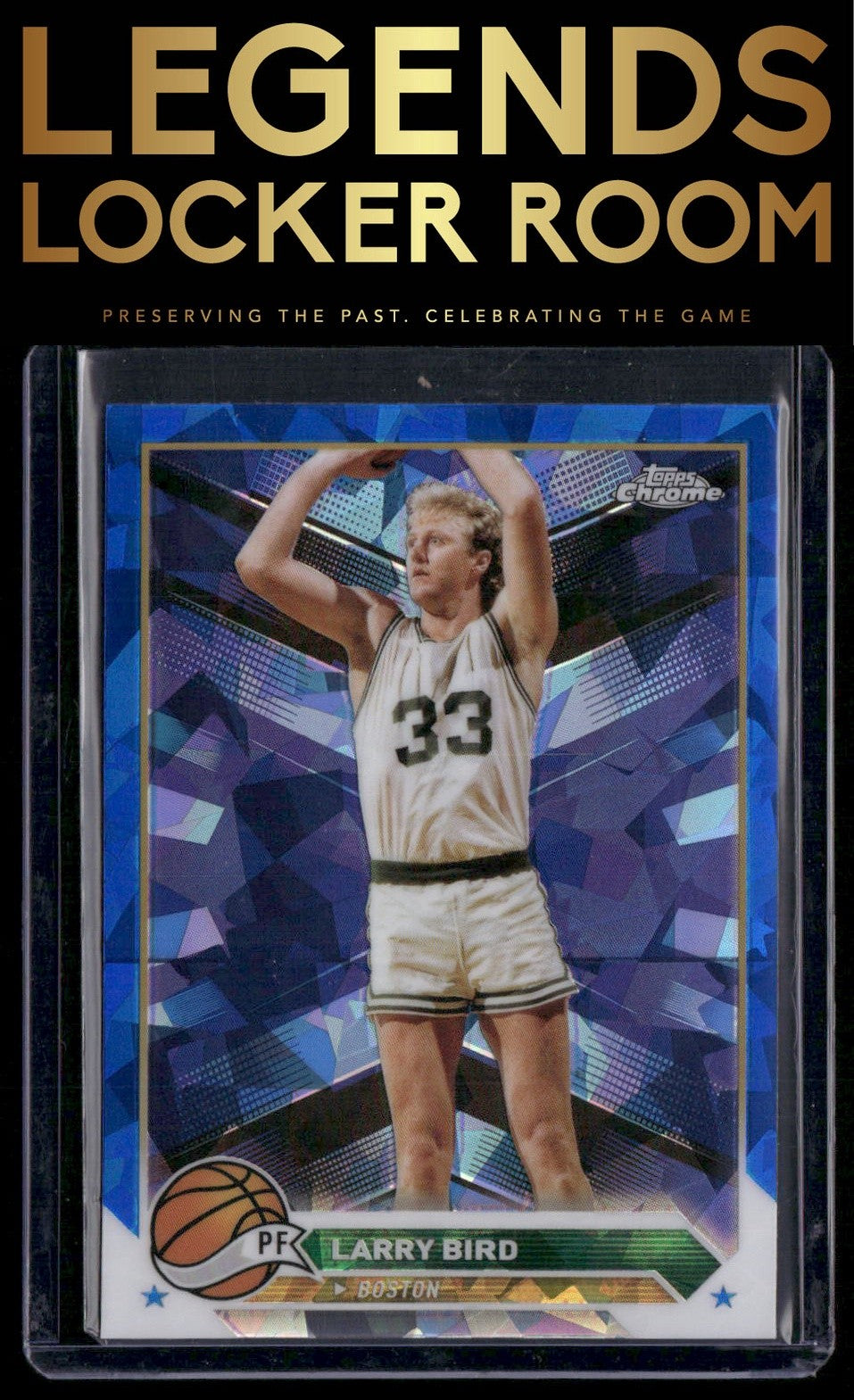2023-24 Topps Chrome Sapphire Edition #175 Larry Bird