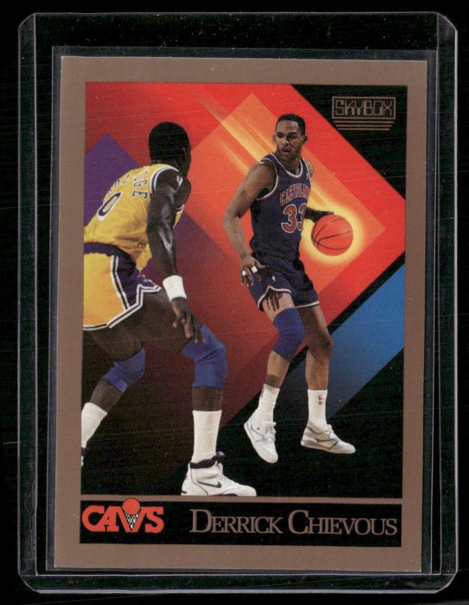 1990-91 SkyBox #373 Derrick Chievous