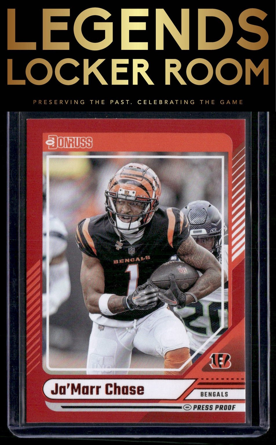 2024 Donruss #95 Ja'Marr Chase Press Proof Red