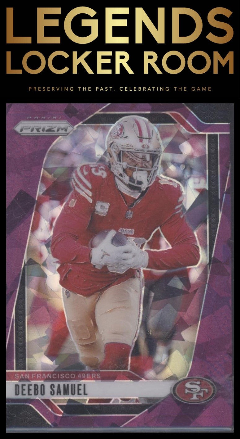 2024 Panini Prizm #252 Deebo Samuel Purple Ice #/225