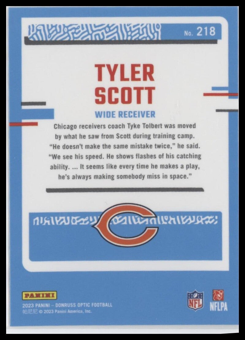 2023 Donruss Optic #218 Tyler Scott