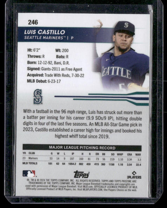 2024 Topps Pristine #246 Luis Castillo