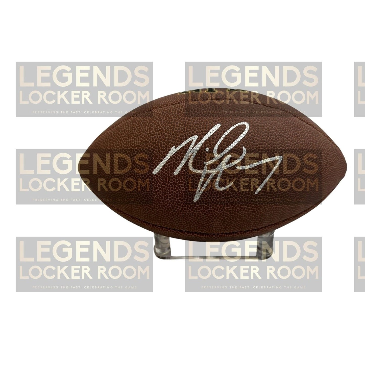 Michael Vick Signed Football - Certificate of Authenticity 